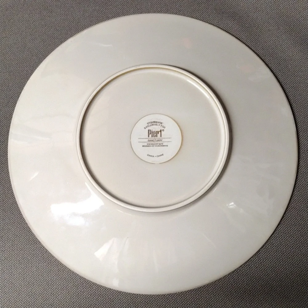 Pier 1 Sanctuary dinner plate